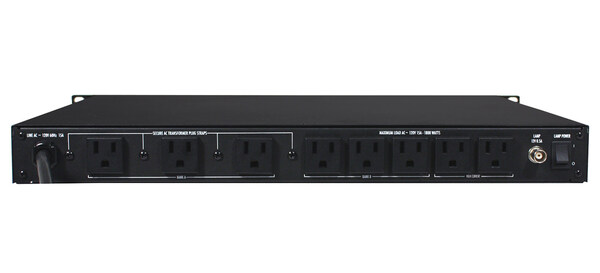 15A ADVANCED POWER CONDITIONER W/SMP, CLEAR TONE & PWR FACTOR TECHNOLOGY, 1RU, 10' CORD